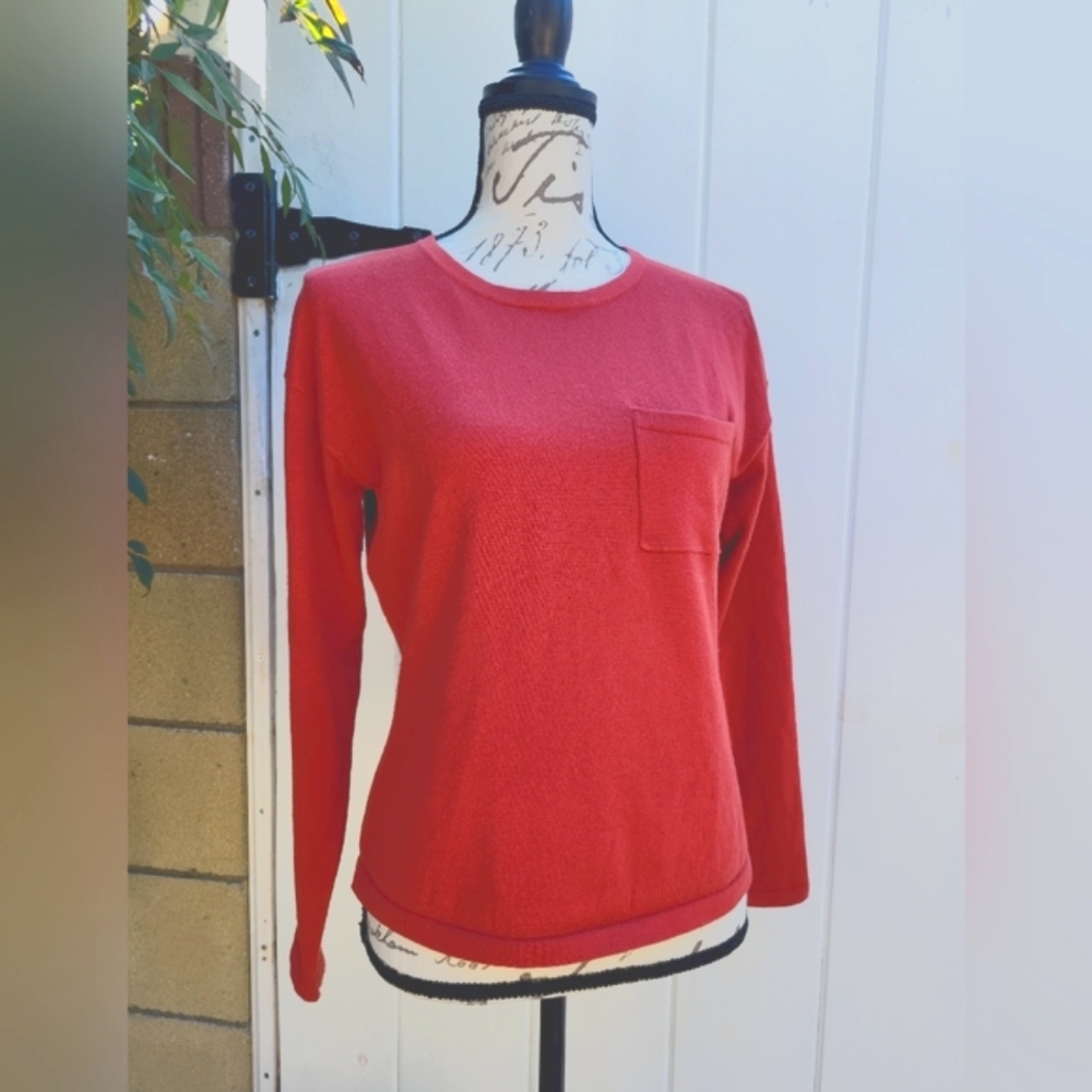 Title nine Women's Terracotta Red Casual Pullover Sweater Size XS